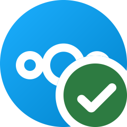 Colorful up-to-date tray icon